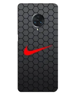 Чехол для Vivo Nex 3 с картинкой «Nike — карбоновая сетка»