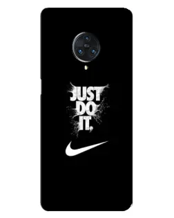Чехол для Vivo Nex 3 с картинкой «Текстовый принт Nike»