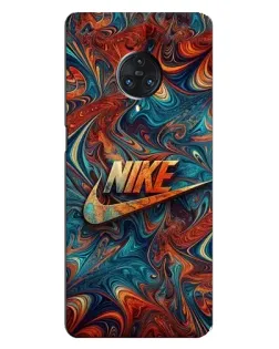Чехол для Vivo Nex 3 с картинкой «Nike в абстракции»