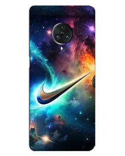 Чехол для Vivo Nex 3 с картинкой «Космический Nike Swoosh»