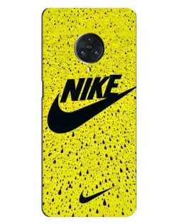 Чехол для Vivo Nex 3 с картинкой «Желтый текстурный Nike»