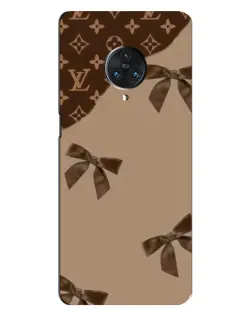 Чехол для Vivo Nex 3 с картинкой «LV — кофейный атлас»