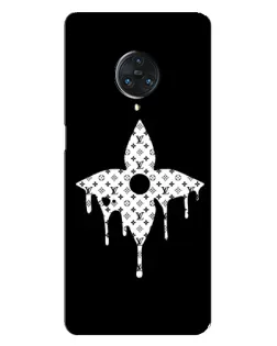 Чехол для Vivo Nex 3 с картинкой «Цветочная монограмма»