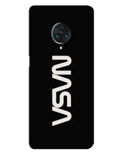 Чехол для Vivo Nex 3 с картинкой «NASA — вертикальный логотип»