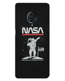Чехол для Vivo Nex 3 с картинкой «NASA — шагаем по Луне»