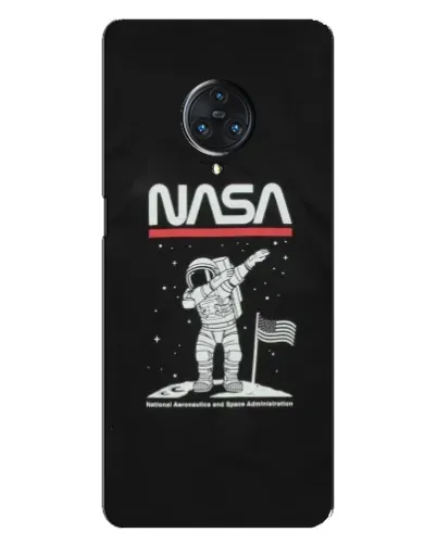 Чехол для Vivo Nex 3 с картинкой «NASA — шагаем по Луне»