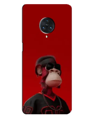 Чехол для Vivo Nex 3 с картинкой «Bored Ape в красном» Чехол для Vivo Nex 3 с картинкой «Bored Ape в красном»