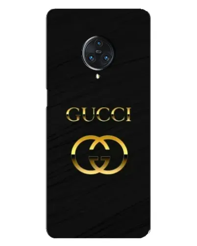 Чехол для Vivo Nex 3 с картинкой «Золотой логотип Gucci»