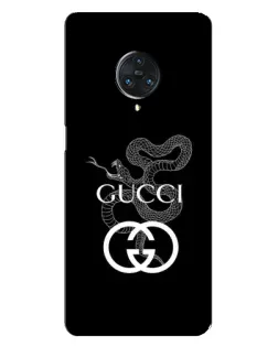 Чехол для Vivo Nex 3 с картинкой «Gucci — серебряная змея»