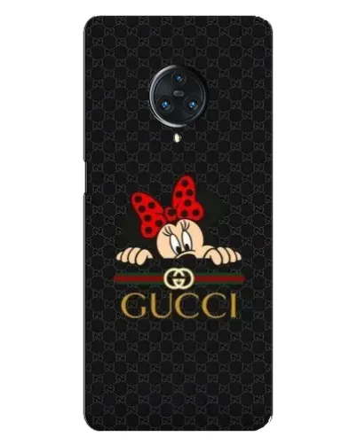 Чехол для Vivo Nex 3 с картинкой «Минни Маус Gucci — черный»