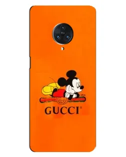 Чохол для Vivo Nex 3 з картинкою «Міккі Маус Gucci — помаранч»