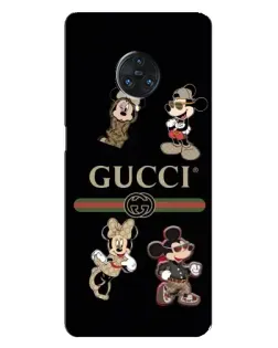 Чохол для Vivo Nex 3 з картинкою «Gucci — герої Disney та монограма»