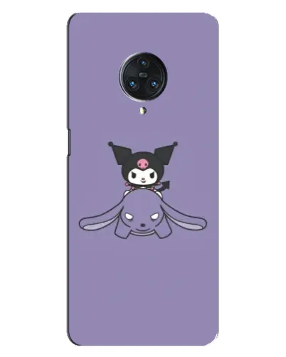 Чехол для Vivo Nex 3 с картинкой «Kuromi на лиловом фоне»