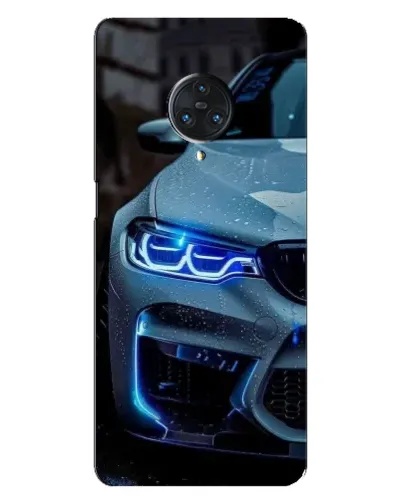 Чохол для Vivo Nex 3 з картинкою «Погляд BMW з синіми фарами»