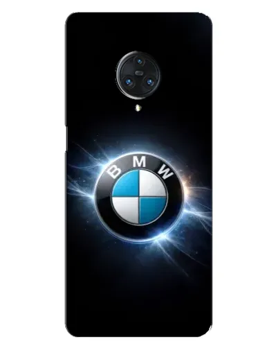 Чохол для Vivo Nex 3 з картинкою «BMW — неонове сяйво»