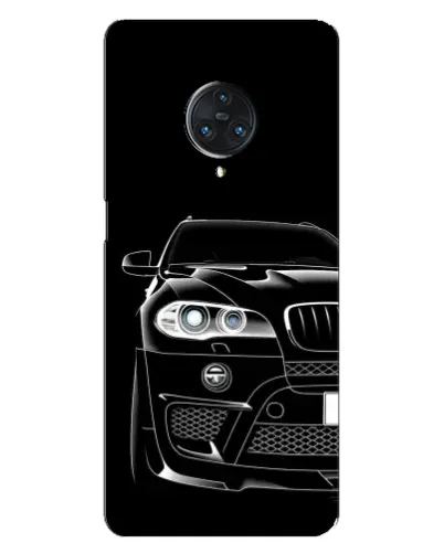 Чохол для Vivo Nex 3 з картинкою «Темний силует BMW»
