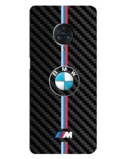 Чохол для Vivo Nex 3 з картинкою «Емблема BMW та карбон»