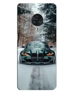 Чохол для Vivo Nex 3 з картинкою «BMW у зимовому лісі»