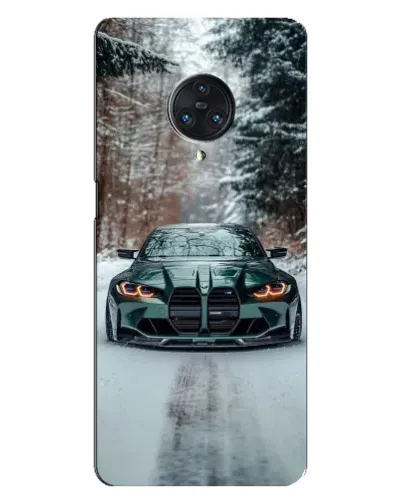 Чохол для Vivo Nex 3 з картинкою «BMW у зимовому лісі»