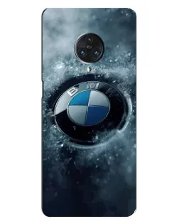 Чехол для Vivo Nex 3 с картинкой «Логотип BMW — лед»