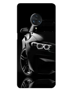 Чехол для Vivo Nex 3 с картинкой «Черная BMW — профиль»