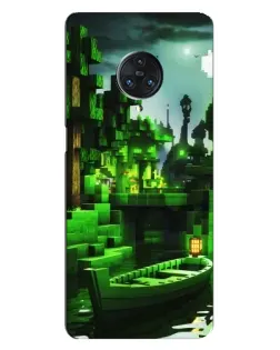 Чохол для Vivo Nex 3 з картинкою «Minecraft лісовий пейзаж»