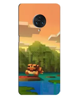 Чохол для Vivo Nex 3 з картинкою «Майнкрафт захід сонця»