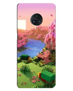 Чохол для Vivo Nex 3 з картинкою «Рожеве дерево Minecraft»