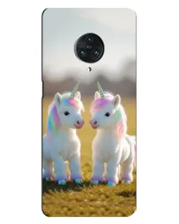 Чехол для Vivo Nex 3 с картинкой «Пара единорогов»