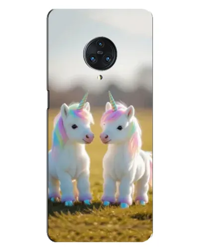 Чехол для Vivo Nex 3 с картинкой «Пара единорогов» Чехол для Vivo Nex 3 с картинкой «Пара единорогов»