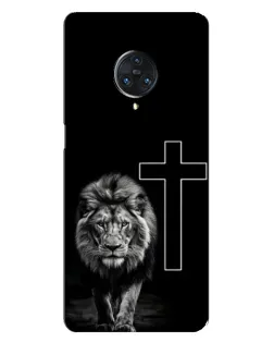 Чохол для Vivo Nex 3 з картинкою «Лев та Хрест»