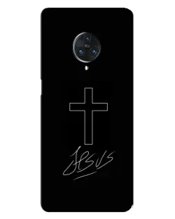 Чохол для Vivo Nex 3 з картинкою «Графічний хрест Jesus»