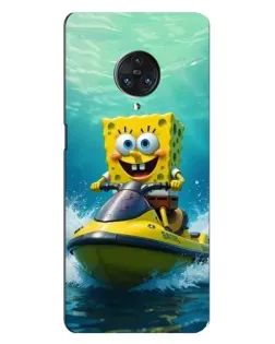 Чохол для Vivo Nex 3 з картинкою «Спанч Боб на гідроциклі»