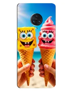 Чохол для Vivo Nex 3 з картинкою «Спанч Боб морозиво»