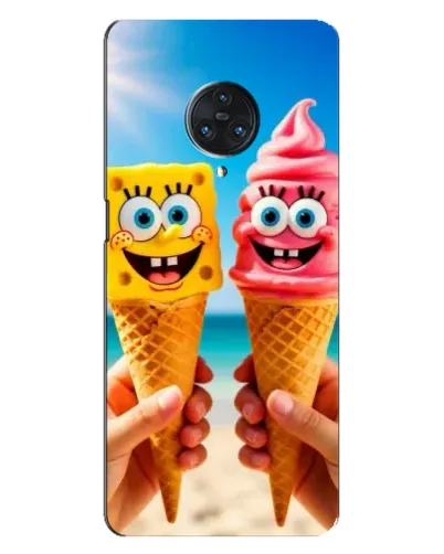 Чохол для Vivo Nex 3 з картинкою «Спанч Боб морозиво»