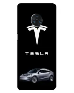 Чехол для Vivo Nex 3 с картинкой «Tesla Model Y»