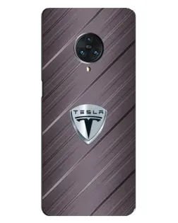 Чехол для Vivo Nex 3 с картинкой «Металлическая текстура Tesla»