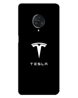 Чехол для Vivo Nex 3 с картинкой «Tesla White Logo»