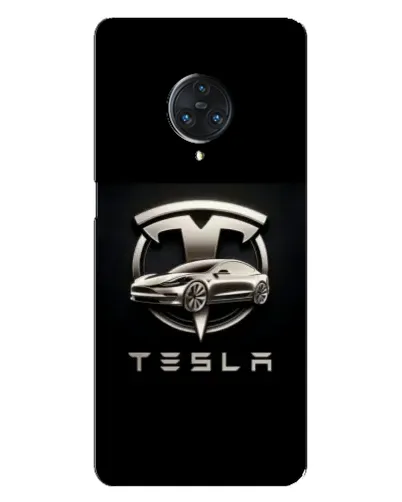 Чехол для Vivo Nex 3 с картинкой «Tesla — серебристое авто» Чехол для Vivo Nex 3 с картинкой «Tesla — серебристое авто»