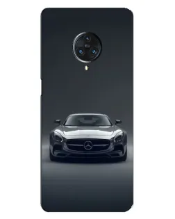 Чехол для Vivo Nex 3 с картинкой «Mercedes на черном»