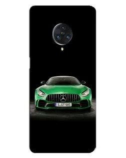 Чехол для Vivo Nex 3 с картинкой «Mercedes — неоновый лого»