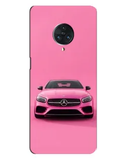 Чехол для Vivo Nex 3 с картинкой «Розовый Mercedes AMG»