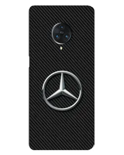 Чехол для Vivo Nex 3 с картинкой «Карбоновый Mercedes стиль»