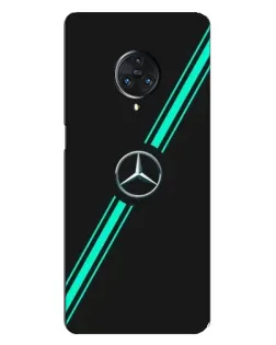 Чехол для Vivo Nex 3 с картинкой «Спортивные линии Mercedes»