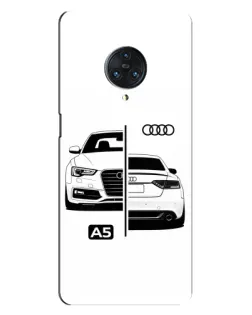 Чехол для Vivo Nex 3 с картинкой «Audi — контрастный дизайн»