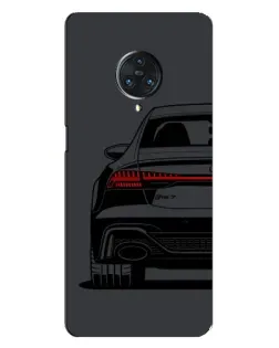 Чехол для Vivo Nex 3 с картинкой «Задняя часть Audi — арт»