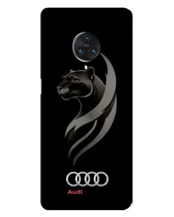 Чехол для Vivo Nex 3 с картинкой «Графика — пантера и Audi»
