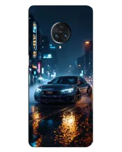 Чехол для Vivo Nex 3 с картинкой «Ночной город и Audi»