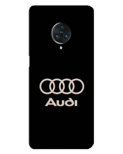 Чехол для Vivo Nex 3 с картинкой «Audi — золотой логотип»
