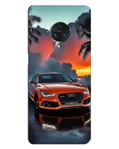 Чехол для Vivo Nex 3 с картинкой «Audi — закат»